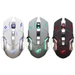 WARWOLF Q8 Wireless Rechargeable Mouse Glowing Gaming Mouse - Image 2