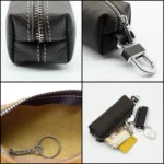 Car Keys Holder Genuine Leather Coin Purse for Men Key Wallets - Image 6