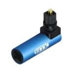 EMK Square Port To Square Port Optical Fiber Conversion Head Audio Adapter - Image 2