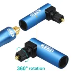 EMK Square Port To Square Port Optical Fiber Conversion Head Audio Adapter - Image 5