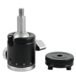 BEXIN K-19 Multifunctional Aluminum Alloy Cold Shoe Ball Head Tripod Mount - Image 2