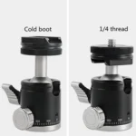 BEXIN K-19 Multifunctional Aluminum Alloy Cold Shoe Ball Head Tripod Mount - Image 3