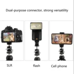 BEXIN K-19 Multifunctional Aluminum Alloy Cold Shoe Ball Head Tripod Mount - Image 7