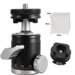 BEXIN K-19 Multifunctional Aluminum Alloy Cold Shoe Ball Head Tripod Mount - Image 9