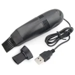 Mini USB Desktop Table Keyboard Vacuum Cleaner with Brushes - Image 3