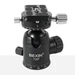 BEXIN 720 Degree Rotation Panoramic Aluminum Alloy Tripod Ball Head with Quick Release Plate - Image 2