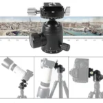 BEXIN 720 Degree Rotation Panoramic Aluminum Alloy Tripod Ball Head with Quick Release Plate - Image 7