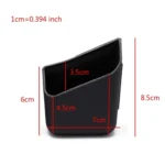 2 PCS Universal Car Accessories Glasses Organizer Storage Box Holder Black - Image 3