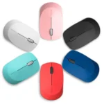 Rapoo M100G 2.4GHz 1300 DPI 3 Buttons Office Mute Home Small Portable Wireless Bluetooth Mouse - Image 2