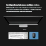 Rapoo M100G 2.4GHz 1300 DPI 3 Buttons Office Mute Home Small Portable Wireless Bluetooth Mouse - Image 6
