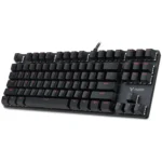 Rapoo V500 87-keys Alloy Edition Desktop Laptop Computer Game Esports Office Home Typing Metal Wired Mechanical Keyboard without Backlight, - Image 5