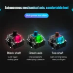 Rapoo V500 87-keys Alloy Edition Desktop Laptop Computer Game Esports Office Home Typing Metal Wired Mechanical Keyboard without Backlight, - Image 7