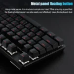 Rapoo V500 87-keys Alloy Edition Desktop Laptop Computer Game Esports Office Home Typing Metal Wired Mechanical Keyboard without Backlight, - Image 10