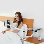 OA-9X Aluminum Alloy Height Adjustable Universal Rotation Double Arm Holder Notebook Tablet Combination Stand - Image 6