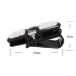 Diamond Mounted Rotating Car Glasses Clip Card Paper Holder Clips - Image 2