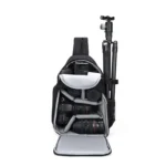 CADeN D15 Messenger Single Shoulder Multifunction Open Cover Photography Backpack Outdoor Leisure SLR Camera Backpack - Image 4