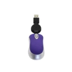 Mini Computer Mouse Retractable USB Cable Optical Ergonomic1600 DPI Portable Small Mice for Laptop - Image 2
