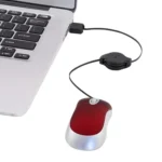 Mini Computer Mouse Retractable USB Cable Optical Ergonomic1600 DPI Portable Small Mice for Laptop - Image 3