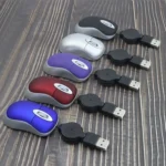 Mini Computer Mouse Retractable USB Cable Optical Ergonomic1600 DPI Portable Small Mice for Laptop - Image 5