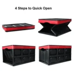 Car Trunk Storage Box Foldable Car Plastic Storage Box - Image 3