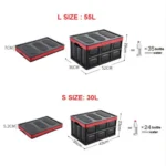 Car Trunk Storage Box Foldable Car Plastic Storage Box - Image 5