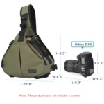 CADeN K1 DSLR Camera Shoulder Waterproof Bag With Rain Cover - Image 2
