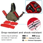 CADeN K1 DSLR Camera Shoulder Waterproof Bag With Rain Cover - Image 4