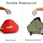 CADeN K1 DSLR Camera Shoulder Waterproof Bag With Rain Cover - Image 5