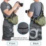 CADeN K1 DSLR Camera Shoulder Waterproof Bag With Rain Cover - Image 7