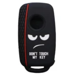 Do not Touch My Key Style Silicone Car Key Cover for Volkswagen Jetta Polo Passat Skoda Tiguan Golf - Image 3