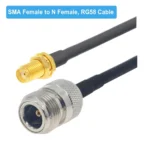 SMA Female to N Female RG58 Coaxial Adapter Cable - Image 2