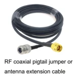 RP-SMA Male to N Female RG58 Coaxial Adapter Cable - Image 3