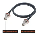 BNC Female To BNC Female RG58 Coaxial Adapter Cable - Image 2