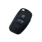 2 PCS Car Key Cover Silicone Flip Key Remote Holder Case Cover for Audi Q3 A3 A1