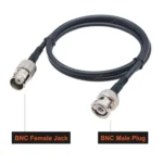 BNC Female To BNC Male RG58 Coaxial Adapter Cable - Image 2