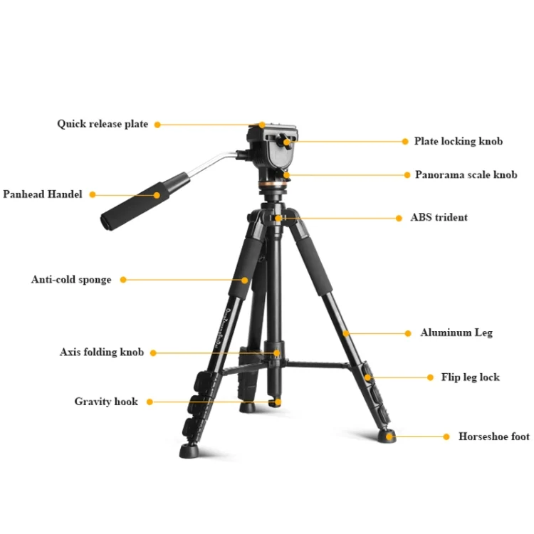 TBD0422344401_B2.webp QingZhuangShiDai Q111S Aluminum Alloy Mobile Phone Camera Photography Tripod - Image 3