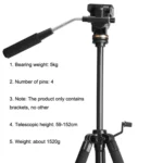 QingZhuangShiDai Q111S Aluminum Alloy Mobile Phone Camera Photography Tripod - Image 4