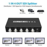 1 In 4 Out SD-SDI / HD-SDI / 3G-SDI Distribution Amplifier Video SDI Splitter - Image 7