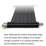 PCI-E 3.0 16X 180-degree Graphics Card Extension Cable Adapter Cable, Length: - Image 6