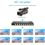 1 In 8 Out SD-SDI / HD-SDI / 3G-SDI Distribution Amplifier Video SDI Splitter - Image 7