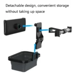 CHZ-12 Car Rear Pillow Telescopic Bracket Car Seat Phone Holder - Image 5