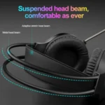 Smailwolf AK3 3.5mm Double Plug Version Game Wired Luminous Desktop Computer Headset - Image 3