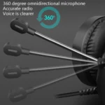 Smailwolf AK3 3.5mm Double Plug Version Game Wired Luminous Desktop Computer Headset - Image 5