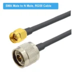 SMA Male to N Male RG58 Coaxial Adapter Cable - Image 2