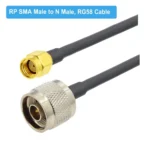 RP-SMA Male to N Male RG58 Coaxial Adapter Cable - Image 2