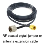 RP-SMA Male to N Male RG58 Coaxial Adapter Cable - Image 3