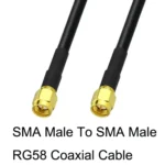 SMA Male To SMA Male RG58 Coaxial Adapter Cable - Image 4