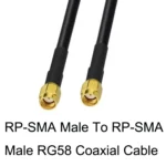 RP-SMA Male To RP-SMA Male RG58 Coaxial Adapter Cable - Image 4