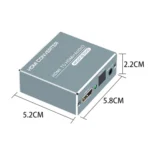 FJGEAR FJ-HDV01 HDMI HD 4K 30HZ Fiber Audio Separator - Image 2