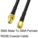 SMA Male To SMA Female RG58 Coaxial Adapter Cable - Image 4